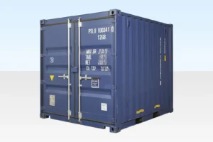 New 10ft 2-side door shipping container. Durable steel container suitable for storage, shipping, commercial, residential, and modular construction applications. Contact Inspect-Home for delivery availability, site requirements, and customization options.