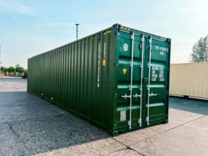 New Green 40 ft High Cube container